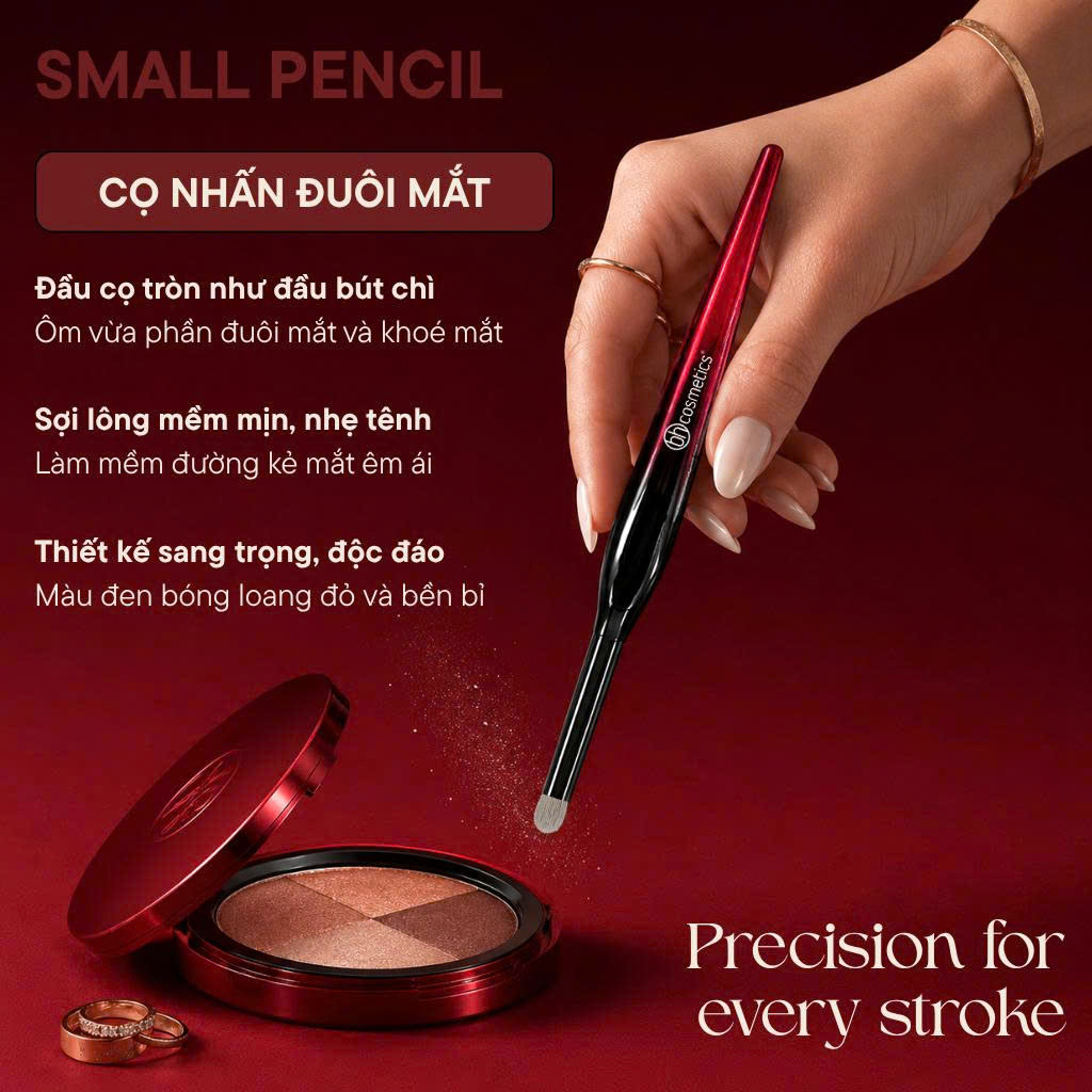 Cọ Nhấn Đuôi Mắt Tán Viền Mắt BH Cosmetics Small Pencil BH024